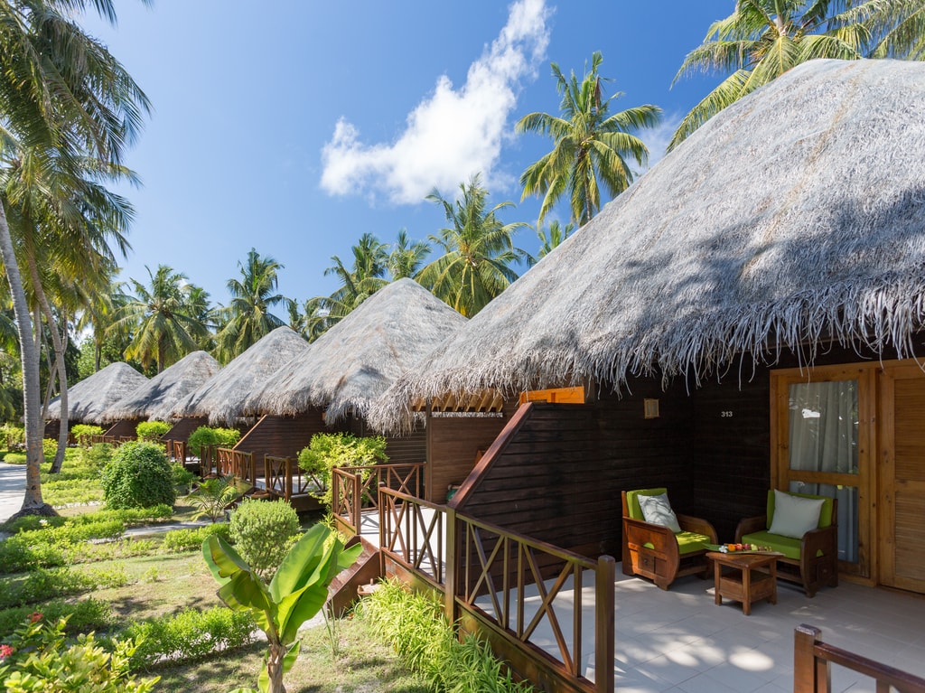 Located in the centre of the island, Garden Villas provide close and easy access to all of our facilities and outlets. Surrounded by lush greenery and a striking view of the pool, Garden Villas offer both comfort and luxury