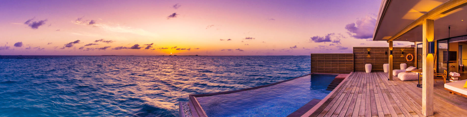 - Your private slice of paradise on the sunset, these elevated ocean retreats feature a grand pool, a king-size bed, and a spacious outdoor patio.
- 2 Adults + 2 Children or 3 Adults (1 King Bed)
- 182 sqm