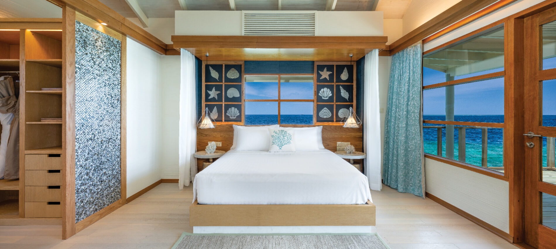 - Immerse in crystal-clear lagoon views and stylishly designed spaces. Everything about this one-bedroom overwater villa echoes tropical bliss.
- Occupancy 2 ADULTS
- King Bed
- Villa Size 75 M2
- Direct Lagoon Access