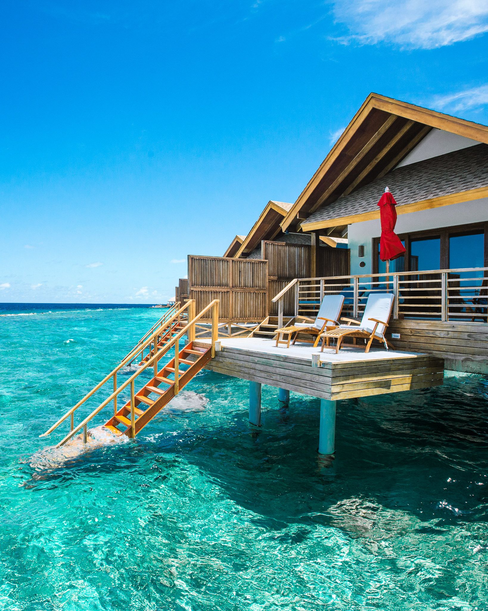 - This is your private space in the Maldives, where the sky feels entirely your own. If stargazing, taking in quiet ocean views, or sharing peaceful moments together sounds romantic, this is the perfect escape. Our Maldives Water villas offer natural light, warm décor, and wooden ceilings, all gently touched by the fresh island breeze.