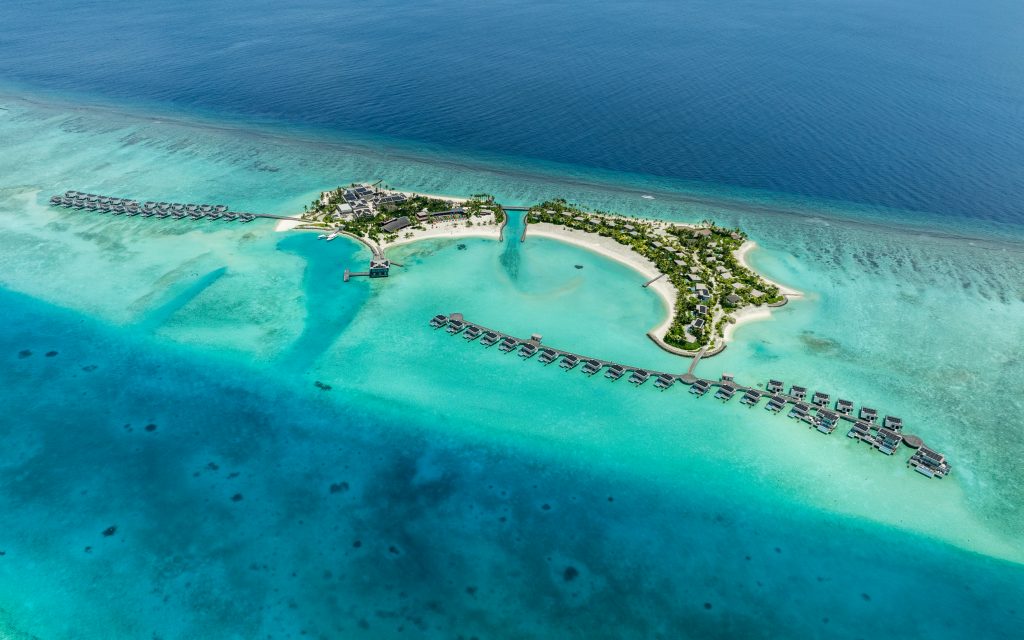 SO/ Maldives is a contemporary luxury lifestyle resort that blends fashion, art, and modern island living in one of the Maldives’ most accessible locations. Opened in 2023 under the luxury lifestyle brand SO/ by Accor, the resort offers a stylish and vibrant atmosphere designed for travelers seeking a modern Maldivian experience rather than the traditional castaway-style resort.
The resort features only villa accommodations, all with private pools, combining contemporary architecture, designer interiors, and panoramic ocean views. Located within the famous CROSSROADS Maldives destination, guests also enjoy access to additional dining, entertainment, shopping, and marina facilities, making it one of the most social and dynamic luxury resorts in the Maldives
