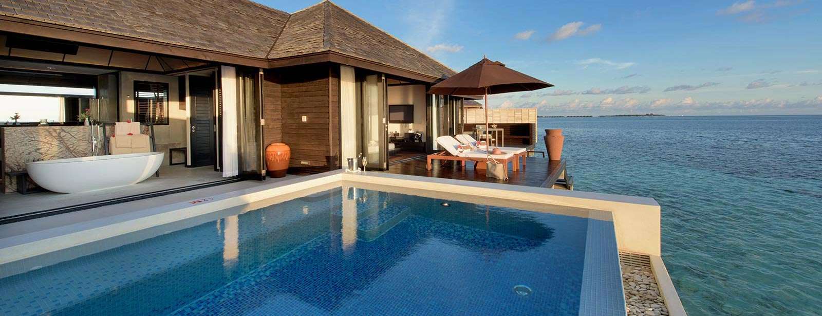 - 126M²
- The Deluxe Water Villas at Lily Beach Resort & Spa provide the perfect option for those who are looking for intimate privacy in a simple yet incredibly stylish manner.