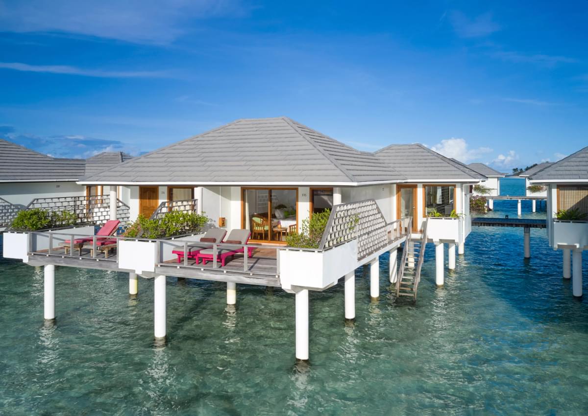 - Enjoy direct access to the lagoon, a large sundeck, and all the luxuries you’d expect from an overwater villa in the Maldives.
- 73 square metres
- 2 adults, 1 child
- Ocean access
